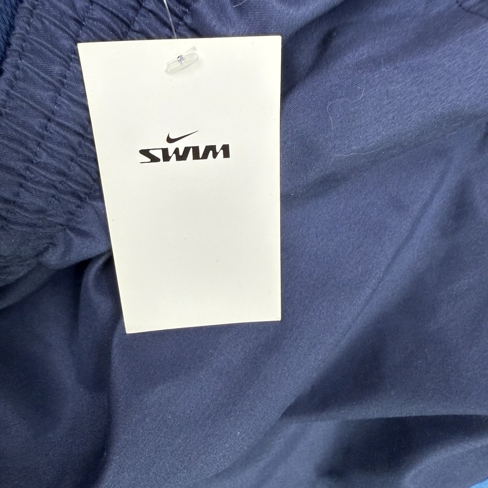 Nike Swim Trunks Mens XXLT Tall Blue Colorblock Board Shorts NESSB488-444 NEW - Picture 4 of 8